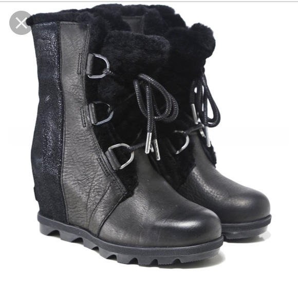 sorel women's joan of arctic wedge ii lux boots